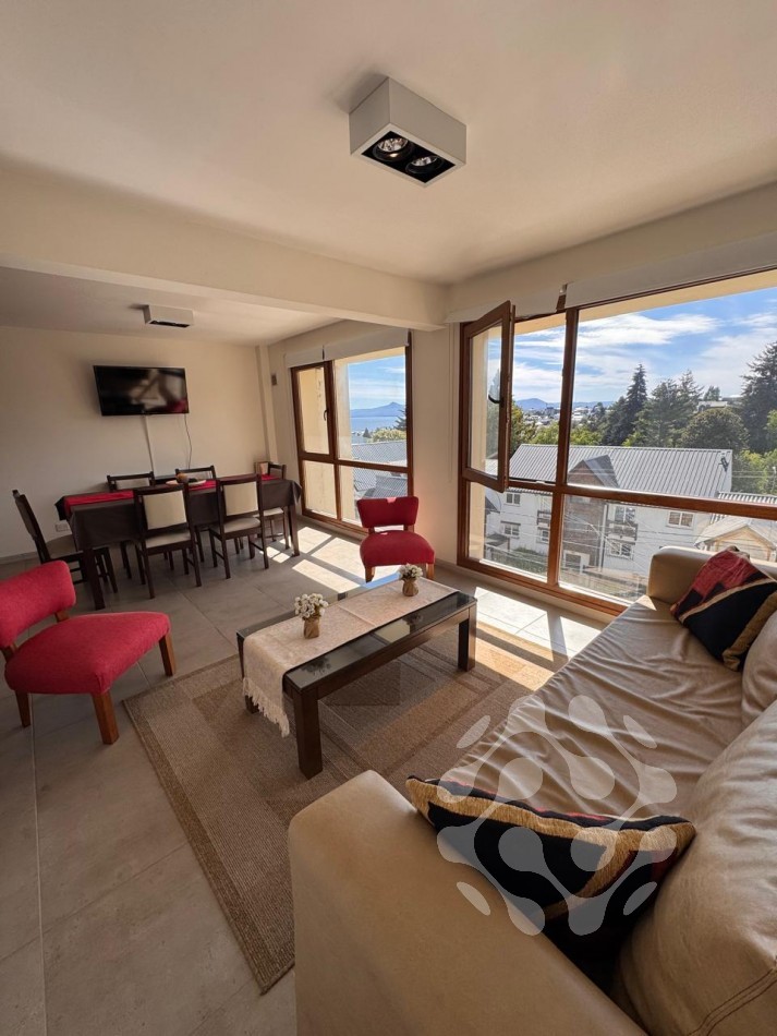 Duplex 3 amb 1 suite vista al lago cochera y baulera en Bo. Belgrano, Bariloche en venta ideal renta turistica